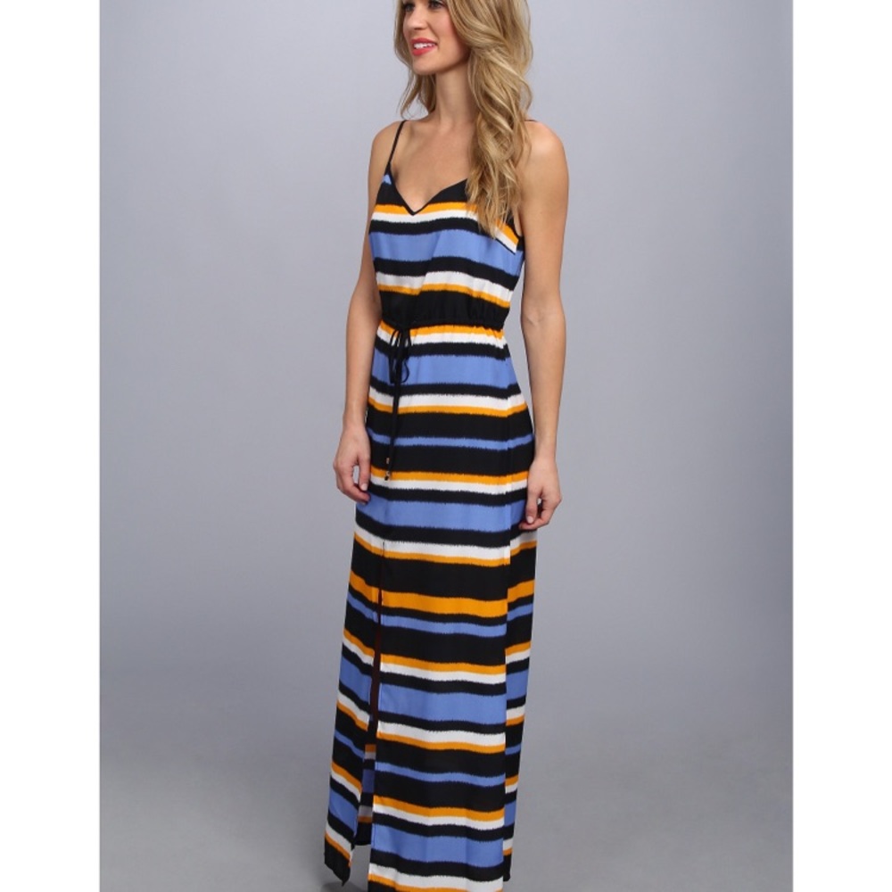 Michael Kors striped maxi dress